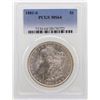 Image 1 : 1881-S $1 Morgan Silver Dollar Coin PCGS MS64