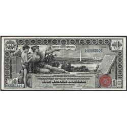 1896 $1 Educational Silver Certificate Note