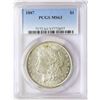 Image 1 : 1887 $1 Morgan Silver Dollar Coin PCGS MS63