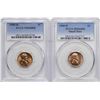 Image 1 : Lot of 1958-D & 1960-D Small Date Lincoln Wheat Cent Coins PCGS MS66RD