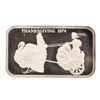 Image 1 : 1974 Thanksgiving Madison Mint 1 oz .999 Fine Silver Art Bar
