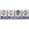 Image 2 : Lot of 1922-1925 $1 Peace Silver Dollar Coins NGC MS65
