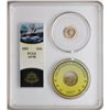 Image 1 : S.S. Central America Shipwreck 1852 $1 Liberty Head Gold Dollar Coin PCGS AU58