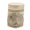 Image 1 : Roll of (20) Brilliant Uncirculated 1923 $1 Peace Silver Dollar Coins