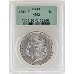 1884-O $1 Morgan Silver Dollar Coin PCGS MS62