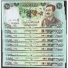 Image 1 : Lot of (10) Iraqi 25 Dinars Saddam Hussein Notes