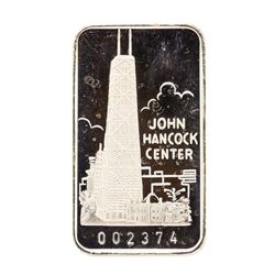 The First National Bank of Chicago John Hancock Center 1 oz .999 Fine Silver Art