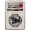 Image 1 : 2018 Canada $5 Predator Series Wolf Silver Coin NGC MS70 Early Releases