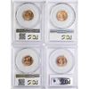 Image 2 : Lot of 1937-D, 1949-D, 1958-D, 1960-D Lincoln Wheat Cent Coins PCGS MS65RD