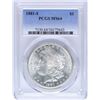Image 1 : 1881-S $1 Morgan Silver Dollar Coin PCGS MS64 Amazing Toning