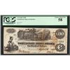 Image 1 : 1862 $100 Confederate States of America Note T-39 PCGS Choice About New 58