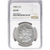 Image 1 : 1884-S $1 Morgan Silver Dollar Coin NGC AU58