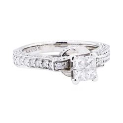 14KT White Gold 0.60 ctw Diamond Ring