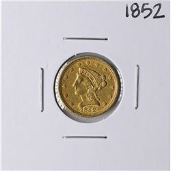 1852 $2 1/2 Liberty Head Quarter Eagle Gold Coin