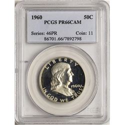 1960 Proof Franklin Half Dollar PCGS PF66CAM