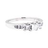 Image 1 : 14KT White Gold 0.50 ctw Diamond Ring