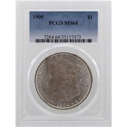 1900 $1 Morgan Silver Dollar Coin PCGS MS64