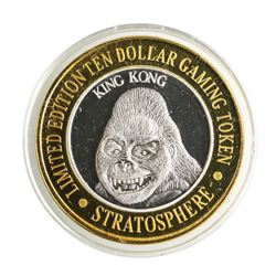 .999 Silver Stratosphere Las Vegas, Nevada $10 Casino Limited Edition Gaming Tok