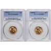 Image 1 : Lot of 1954-D & 1958-D Lincoln Wheat Cent Coins PCGS MS66RD
