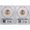 Image 2 : Lot of 1954-D & 1958-D Lincoln Wheat Cent Coins PCGS MS66RD