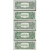 Image 2 : District Set of 1963B $1 Federal Reserve BARR Uncirculated Notes