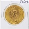 Image 1 : 1910-S $20 St. Gaudens Double Eagle Gold Coin