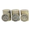 Image 2 : Lot of (3) Rolls of (20) 1963-D Brilliant Uncirculated Franklin Half Dollars