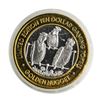 Image 2 : .999 Silver Golden Nugget Laughlin, Nevada $10 Casino Limited Edition Gaming Tok