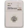 Image 1 : 1945 Mercury Dime Coin NGC MS66