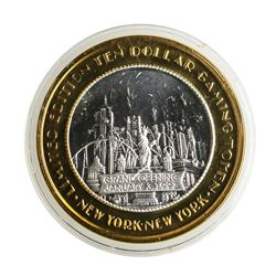 .999 Silver New York New York Casino Las Vegas $10 Limited Edition Gaming Token