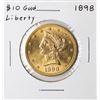 Image 1 : 1898 $10 Liberty Head Eagle Gold Coin