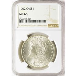 1902-O $1 Morgan Silver Dollar Coin NGC MS65