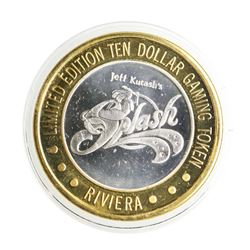 .999 Silver Riviera Hotel & Casino Las Vegas $10 Casino Limited Edition Gaming T