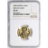 Image 1 : 2000 Austria 500 Schillings Birth of Christ Gold Coin NGC MS70