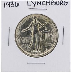 1936 Lynchburg Sesqui-Centennial Commemorative Half Dollar Coin