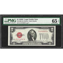 1928G $2 Legal Tender Note Fr.1508 PMG Gem Uncirculated 65EPQ