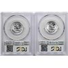 Image 2 : Lot of 1955 & 1955-D Washington Quarter Coins PCGS MS65