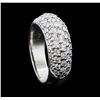 Image 4 : 14KT White Gold Ladies 1.00 ctw Diamond Ring