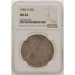 1902-O $1 Morgan Silver Dollar Coin NGC MS64