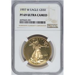 1997-W $50 American Gold Eagle Coin NGC PF69 Ultra Cameo