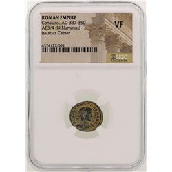 Constans 337-350 AD Ancient Roman Empire Coin NGC CH VF