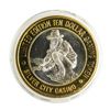 Image 2 : .999 Silver City Las Vegas, Nevada $10 Limited Edition Gaming Token