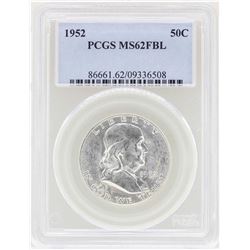 1952 Franklin Half Dollar Coin NGC MS62FBL