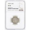 Image 1 : 1875-S Seated Liberty Twenty Cent Piece Coin NGC XF40