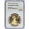 Image 1 : 1986-W $50 American Gold Eagle Coin NGC PF69 Ultra Cameo