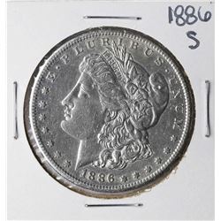 1886-S $1 Morgan Silver Dollar Coin