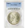Image 1 : 1880-S $1 Morgan Silver Dollar Coin PCGS MS63