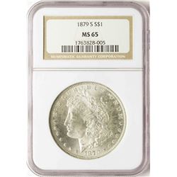 1879-S $1 Morgan Silver Dollar Coin NGC MS65
