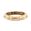 Image 2 : 14KT Rose Gold 0.18 ctw Diamond Ring