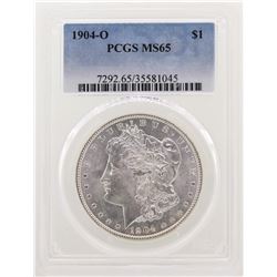 1904-O $1 Morgan Silver Dollar Coin PCGS MS65
